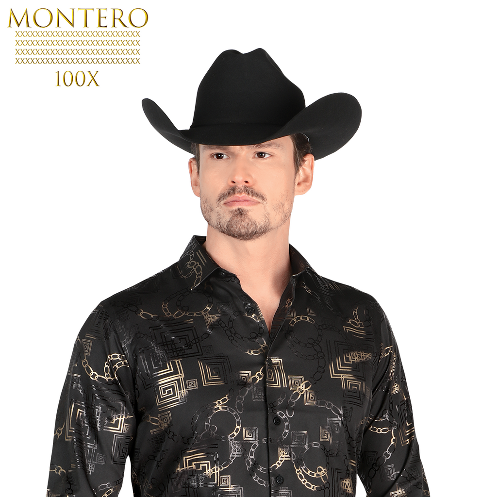 Texana o Sombrero Vaquero 100X Horma Marlboro Color Negro Montero —