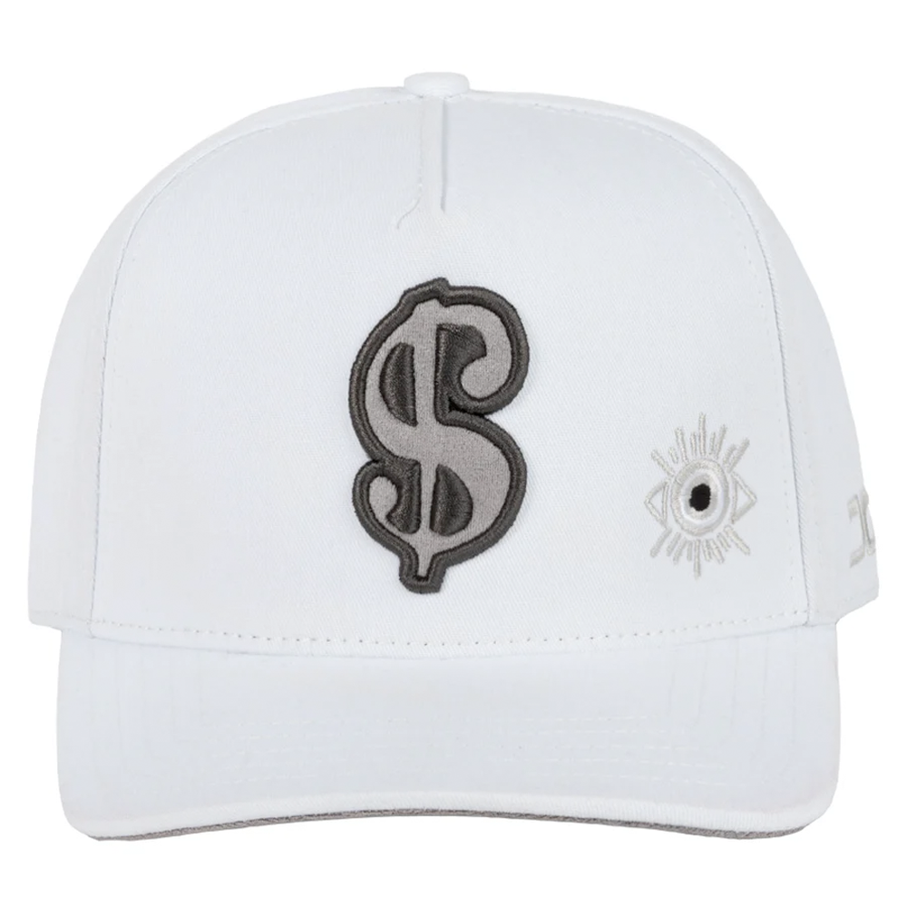 JC Hats Cash Money White