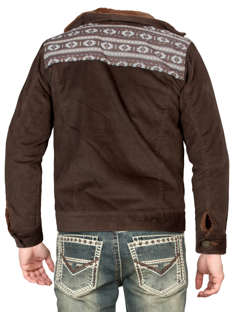 Chamarra LAMASINI Estilo LM6001 - Café