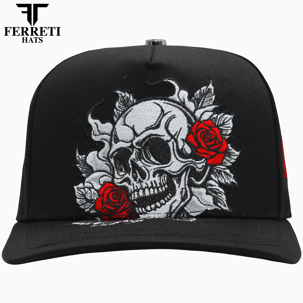 FERRETI HATS PREMIUM FT161 Skull & Rose