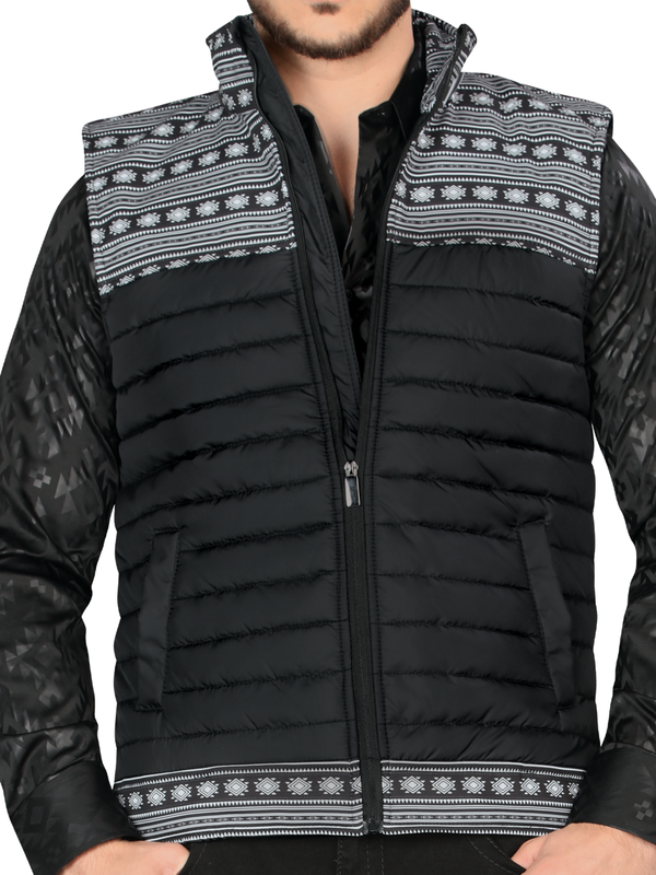 LAMASINI Vest LM6003 Style - Black