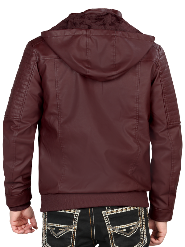 LAMASINI Jacket Style LM612 - Wine