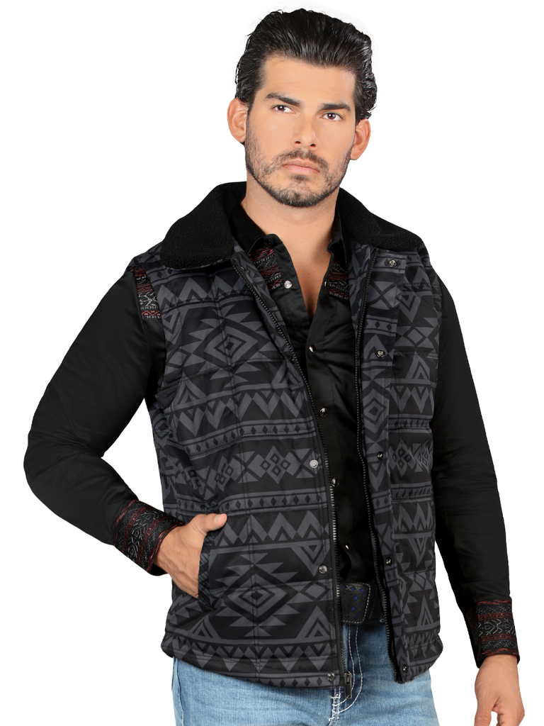 Chaleco LAMASINI Estilo LM609 Negro/Gris