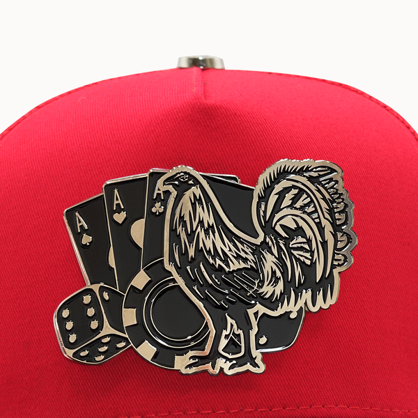 FERRETI HATS PREMIUM FT86M Los 3 Vicios Maya - Rojo