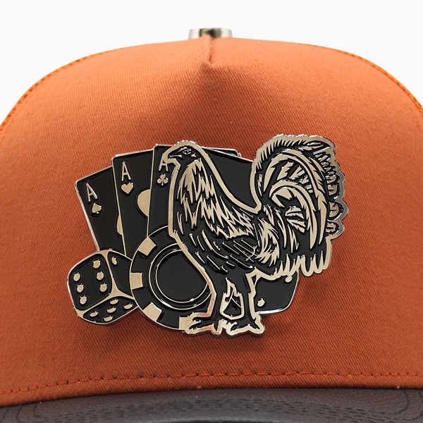 FERRETI HATS PREMIUM FT86M Los 3 Vicios Maya - Naranja