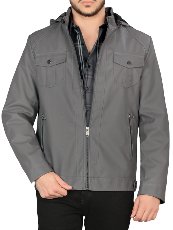 LAMASINI Jacket Style LM611 - Gray