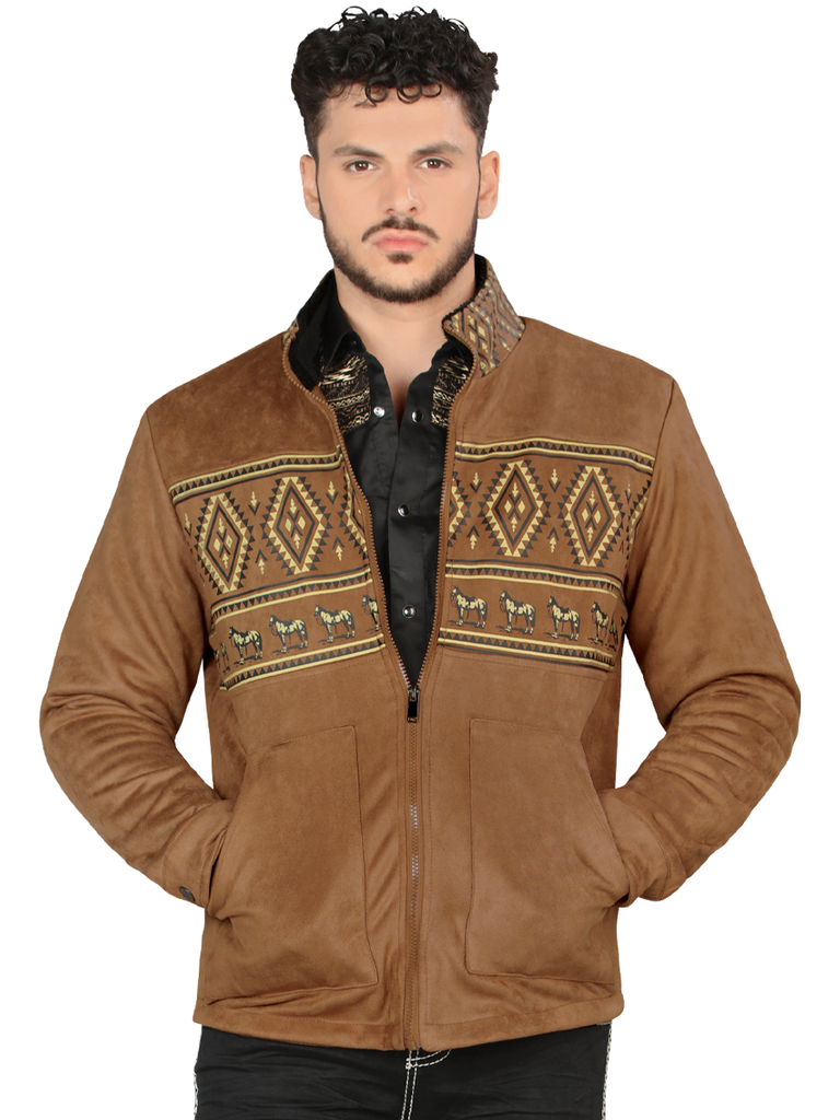 Chamarra LAMASINI Estilo LM610 - Café