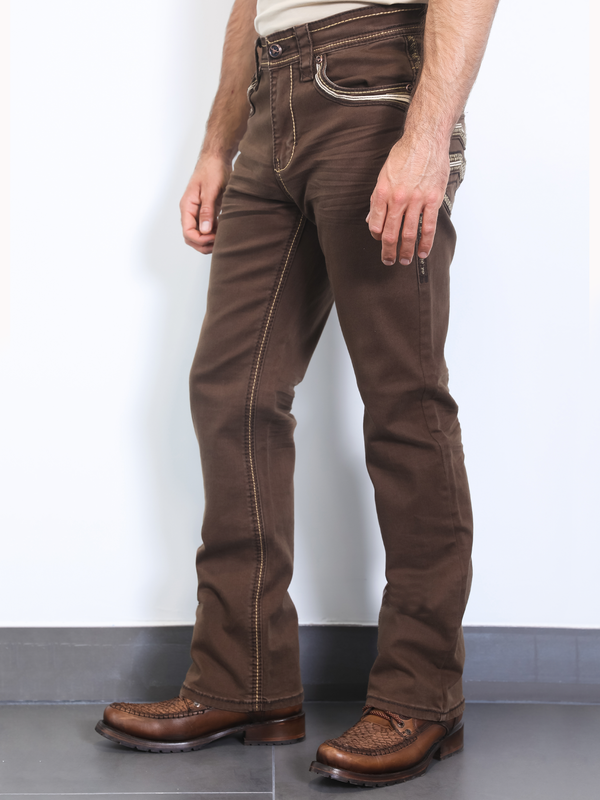 Pantalón para Hombre de Mezclilla Vaquero PLATINI (Heavy Denim) PL10324