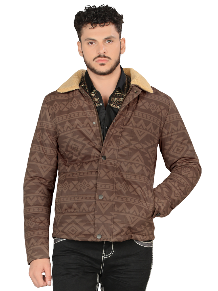 Chamarra LAMASINI Estilo LM608 - Café