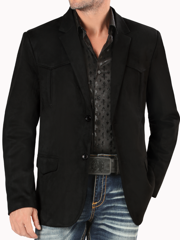 Saco MONTERO Para Caballero Estilo MT-2184 Negro