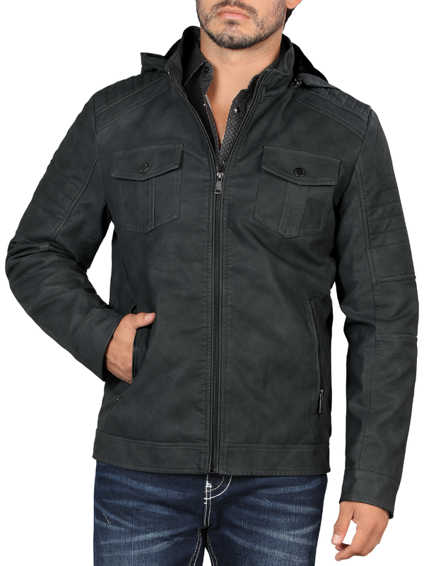 LAMASINI Jacket Style LM620 - Black
