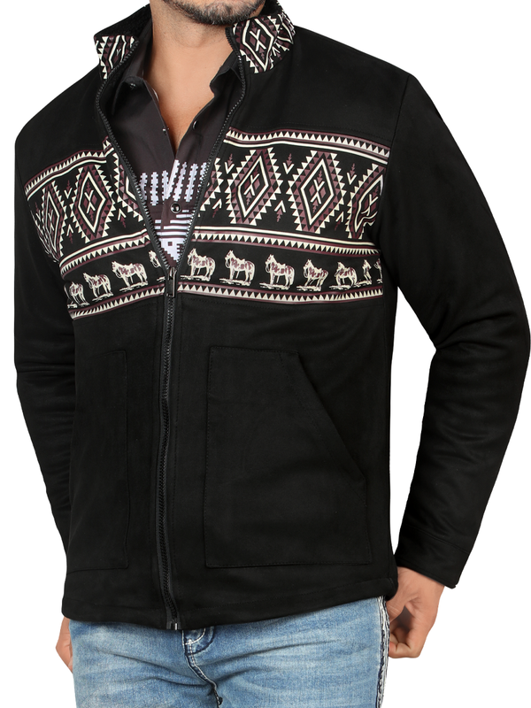 LAMASINI Jacket Style LM610 - Black