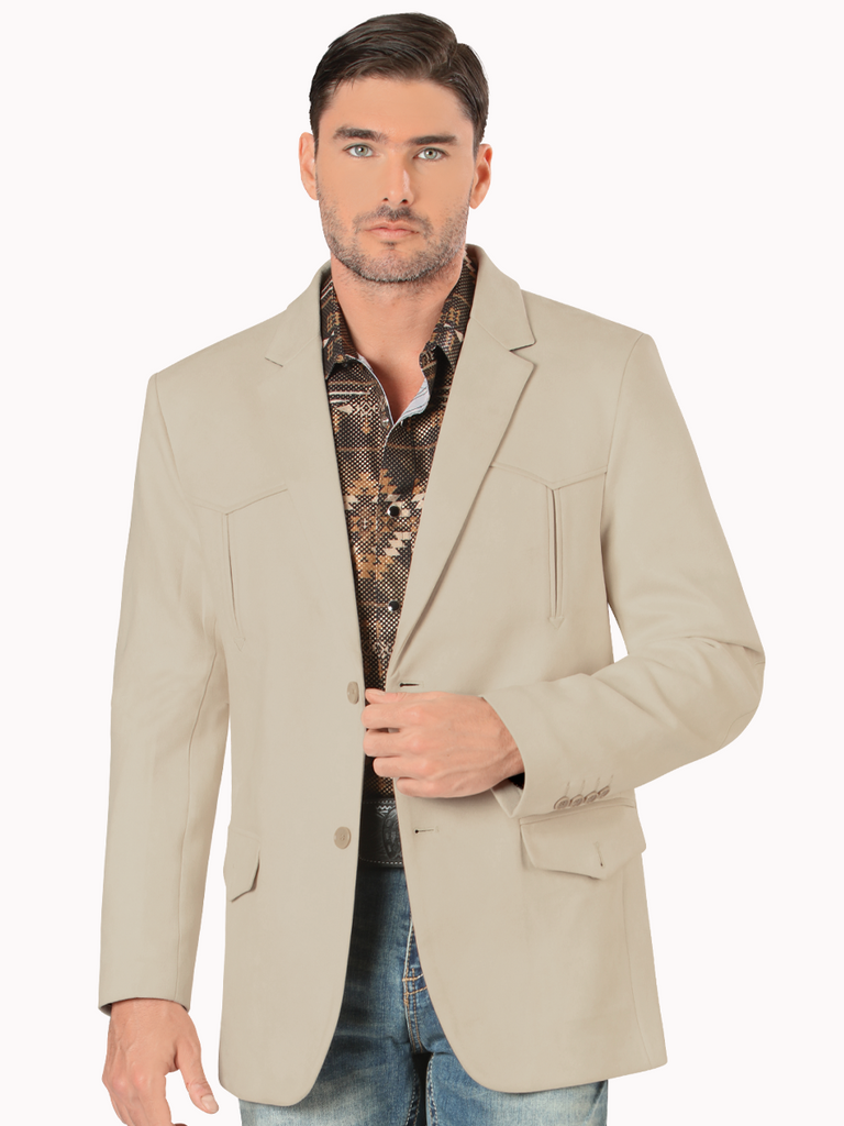 Saco MONTERO Para Caballero Estilo MT-2184 Beige