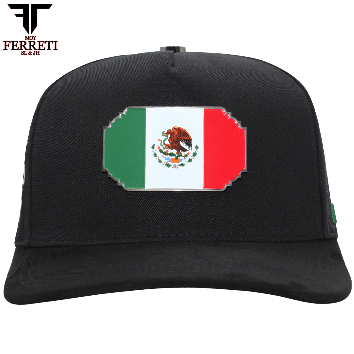 FERRETI HATS PREMIUM FT159  BLACK Bandera Mexico