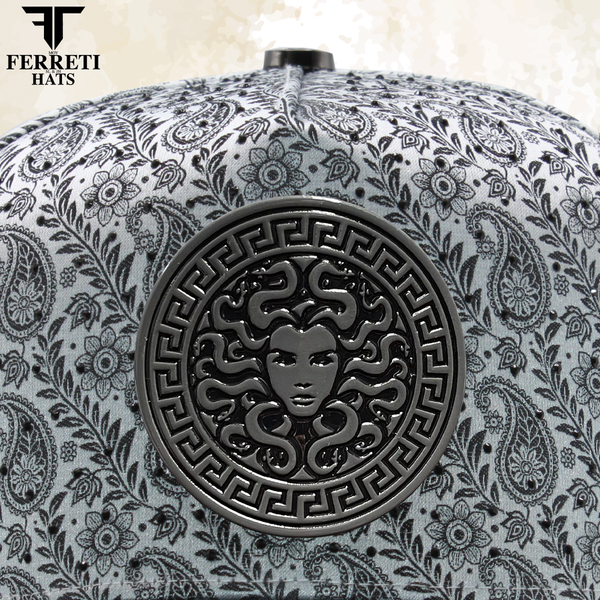 FERRETI HATS PREMIUM FT201 Medusa Platinum