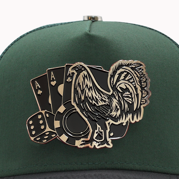 FERRETI HATS PREMIUM FT86M Los 3 Vicios Maya - Verde