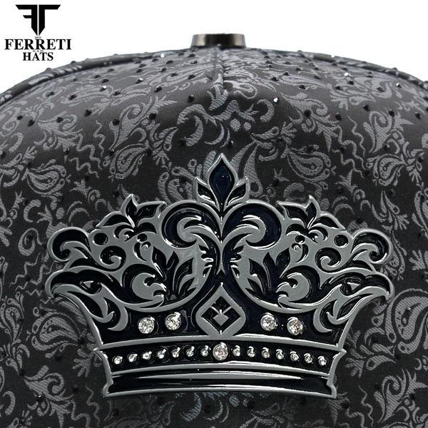FERRETI HATS PREMIUM FT203 Black Crown
