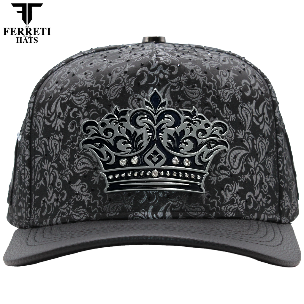 FERRETI HATS PREMIUM FT203 Black Crown