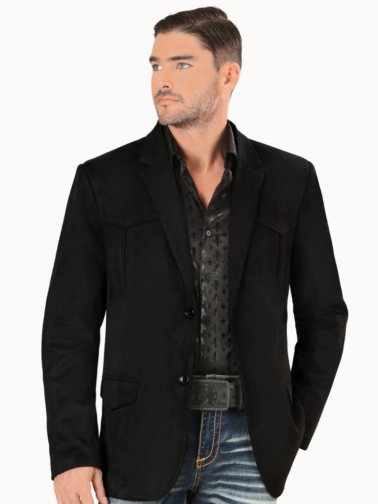 Saco MONTERO Para Caballero Estilo MT-2184 Negro