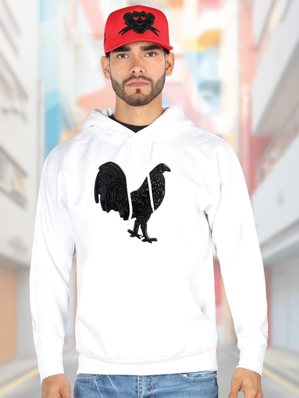 FERRETI HATS Cotton Hoodie El Gallo