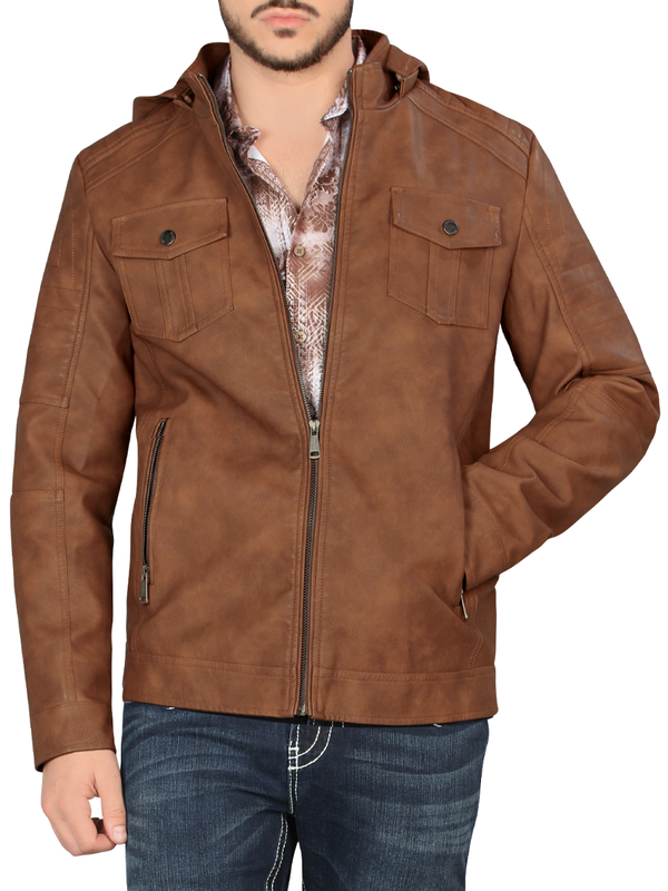 LAMASINI Jacket Style LM620 - Brown