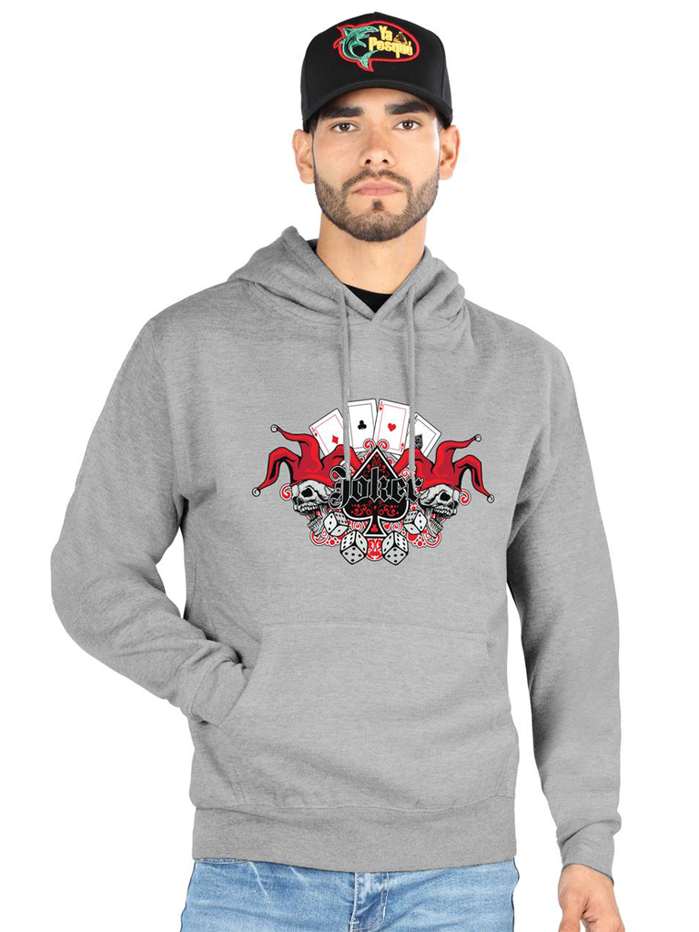 FERRETI HATS Cotton Hoodie Skull Joker