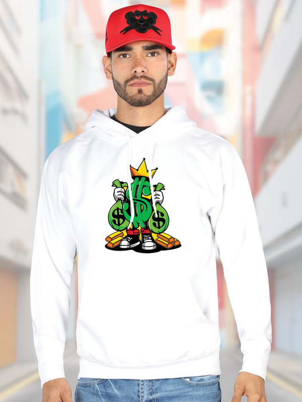 FERRETI HATS Cotton Hoodie Rey Dinero