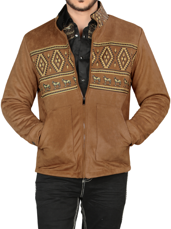 LAMASINI Jacket Style LM610 - Coffee