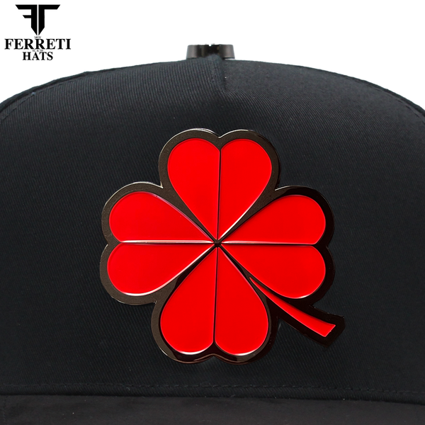 FERRETI HATS PREMIUM FT116 – The Lucky Red - Black