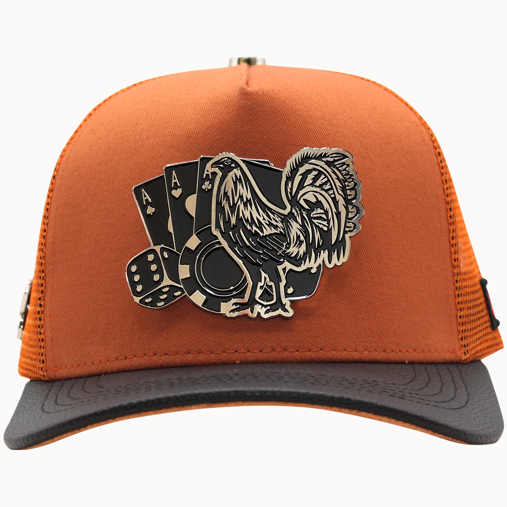 FERRETI HATS PREMIUM FT86M Los 3 Vicios Maya - Naranja