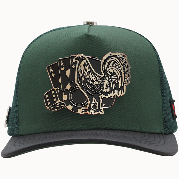 FERRETI HATS PREMIUM FT86M Los 3 Vicios Maya - Verde