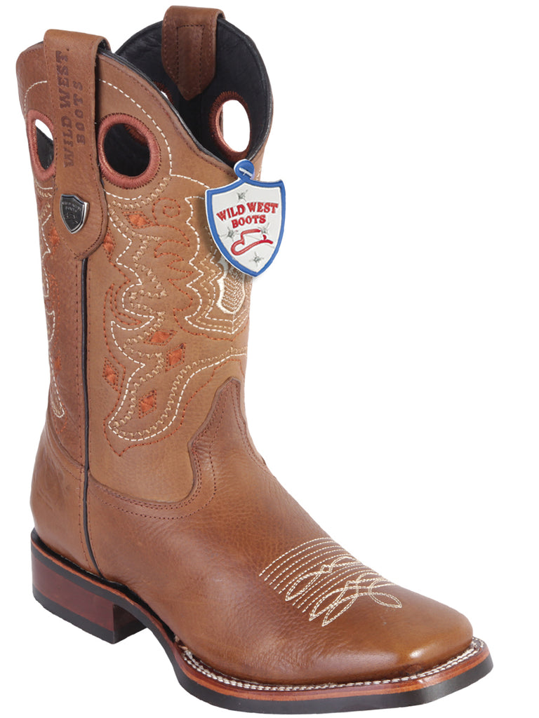 Wild West Rodeo Boot For Men Original Last Bull Dog 28252751 Honey