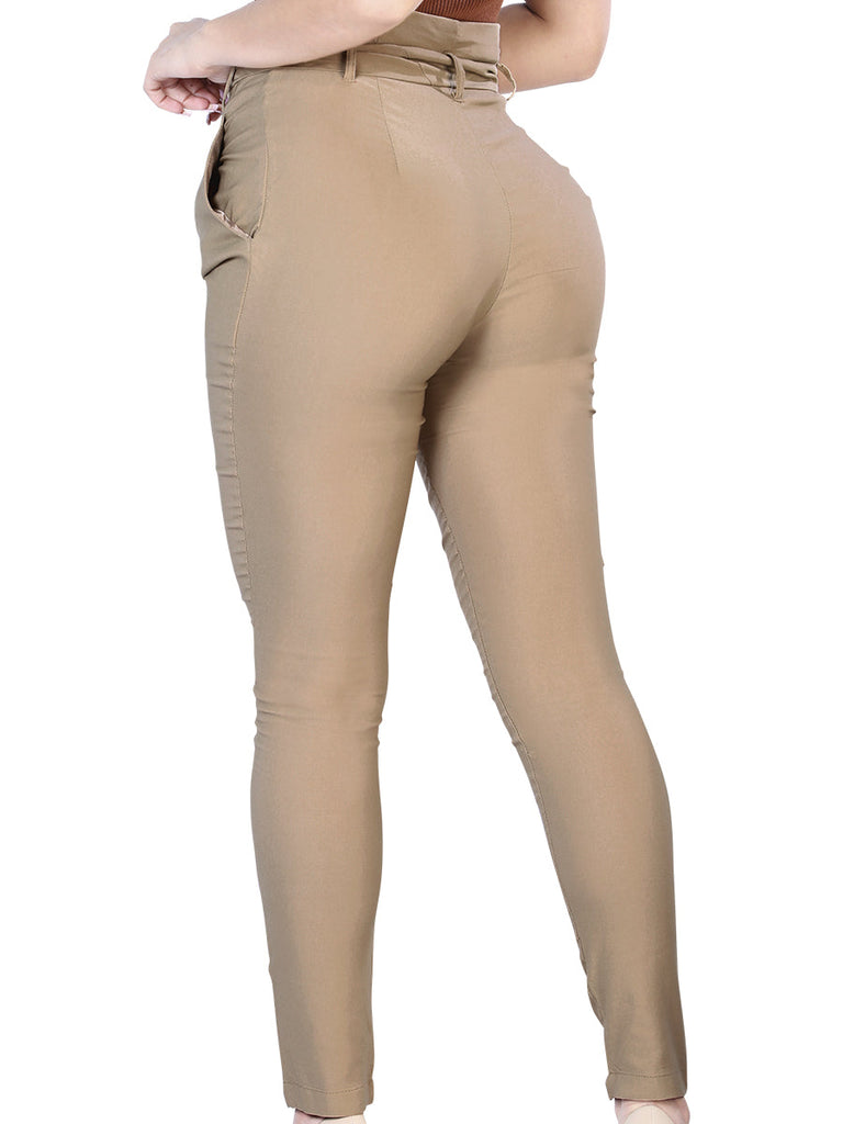 Pantalhão feminino ajustado de altura GARY'S Strech skrc-ro