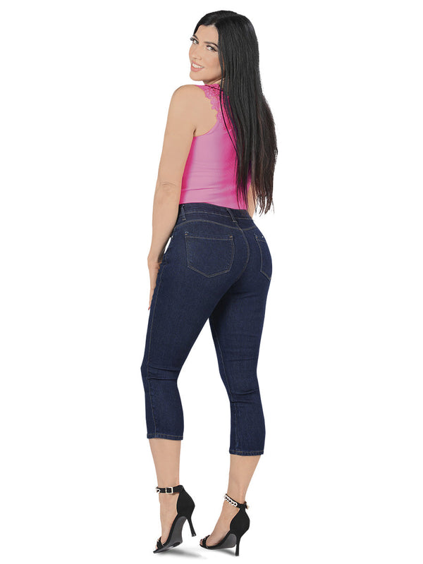 Stretch Denim Capri CODE L10892