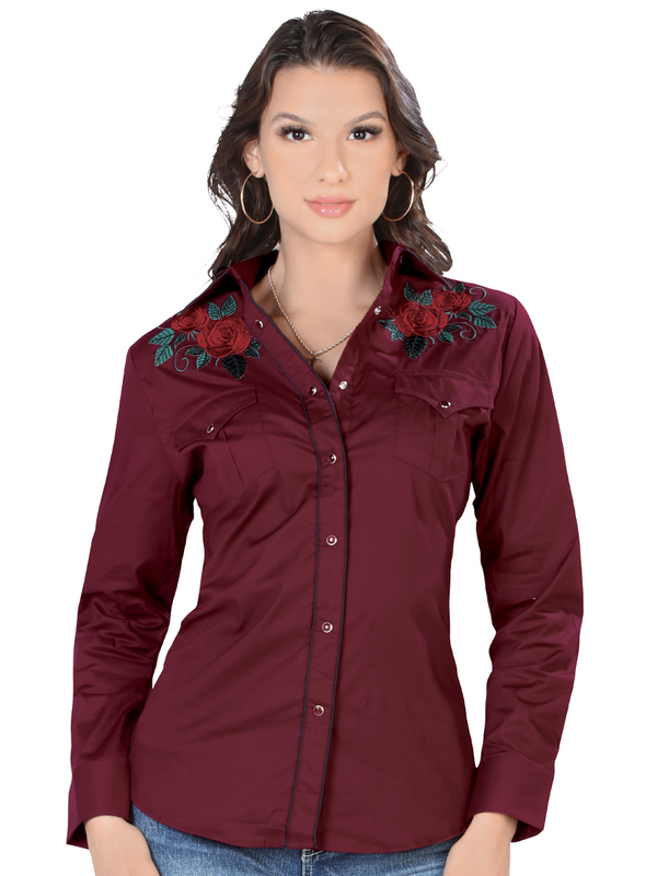 Compre las mejores blusas vaqueras Estilo Rojo