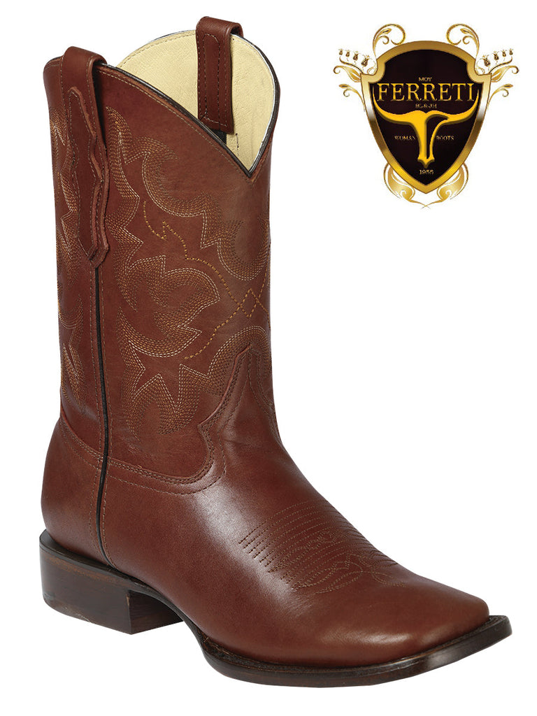 Ferreti Rodeo Boot for Men PULL-1 Pull Up Shedron